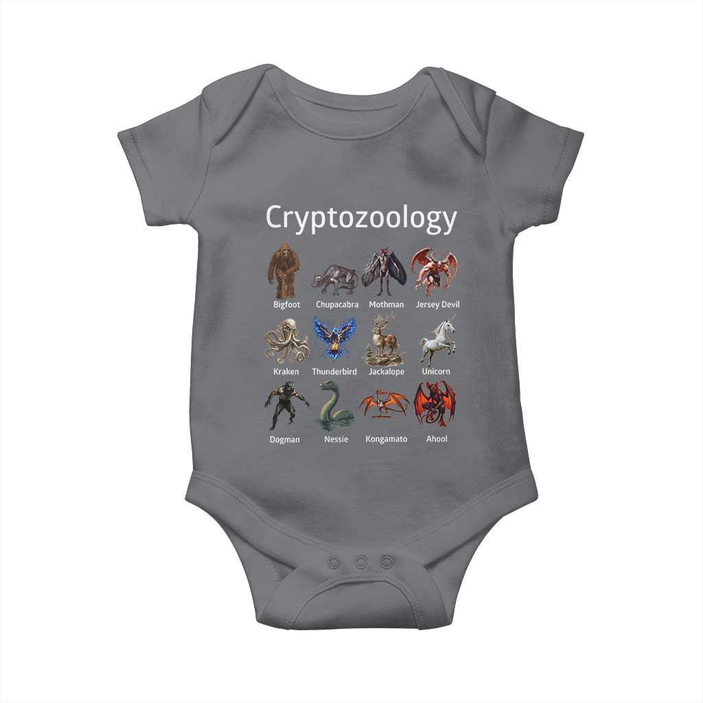 Cryptid Creatures Baby Onesie Cryptozoology Fantasy Mythical Monsters
