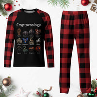 Cryptid Creatures Plaid Pajama Set Cryptozoology Fantasy Mythical Monsters - Wonder Print Shop