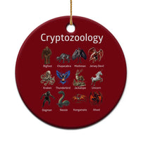 Cryptid Creatures Ceramic Ornament Cryptozoology Fantasy Mythical Monsters - Wonder Print Shop