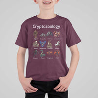 Cryptid Creatures T Shirt For Kid Cryptozoology Fantasy Mythical Monsters