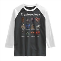 Cryptid Creatures Raglan Shirt Cryptozoology Fantasy Mythical Monsters