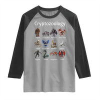 Cryptid Creatures Raglan Shirt Cryptozoology Fantasy Mythical Monsters