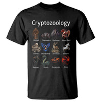 Cryptid Creatures T Shirt Cryptozoology Fantasy Mythical Monsters