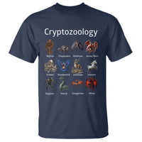 Cryptid Creatures T Shirt Cryptozoology Fantasy Mythical Monsters