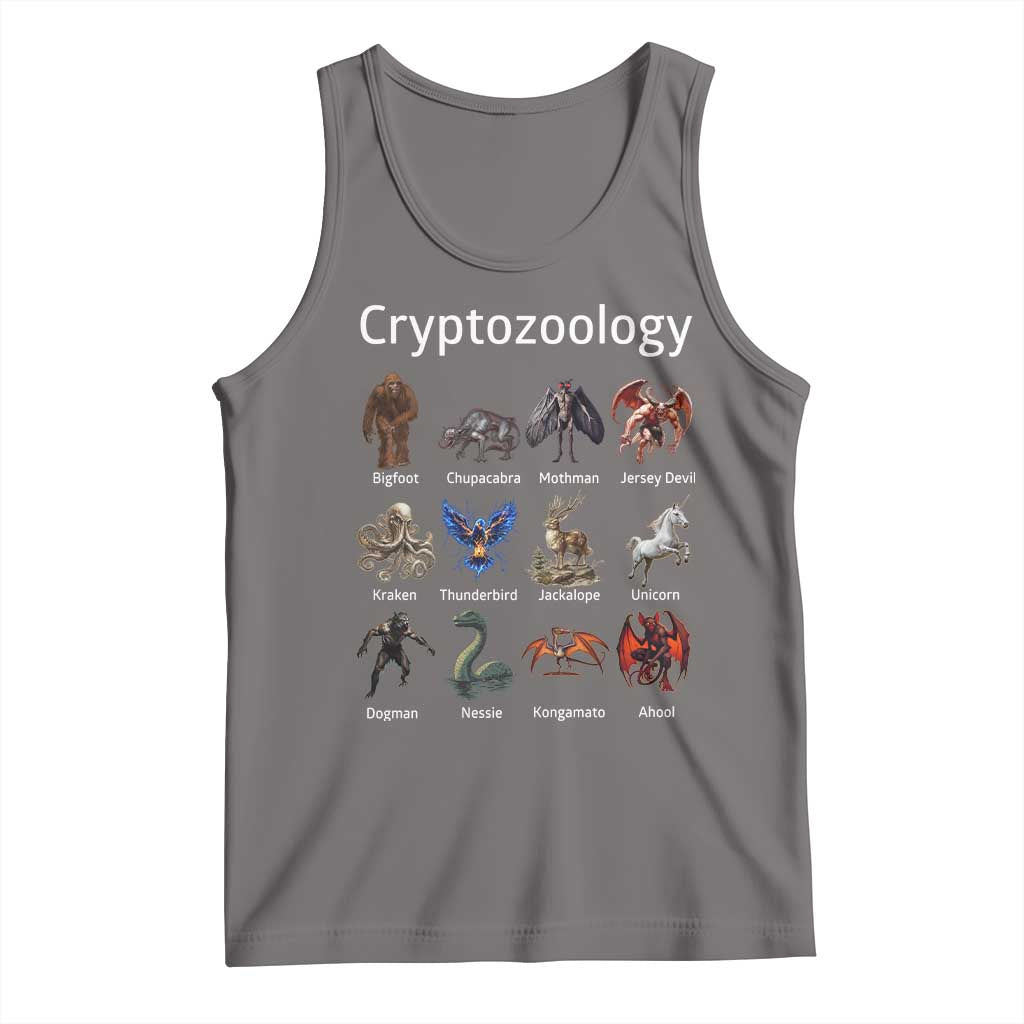 Cryptid Creatures Tank Top Cryptozoology Fantasy Mythical Monsters