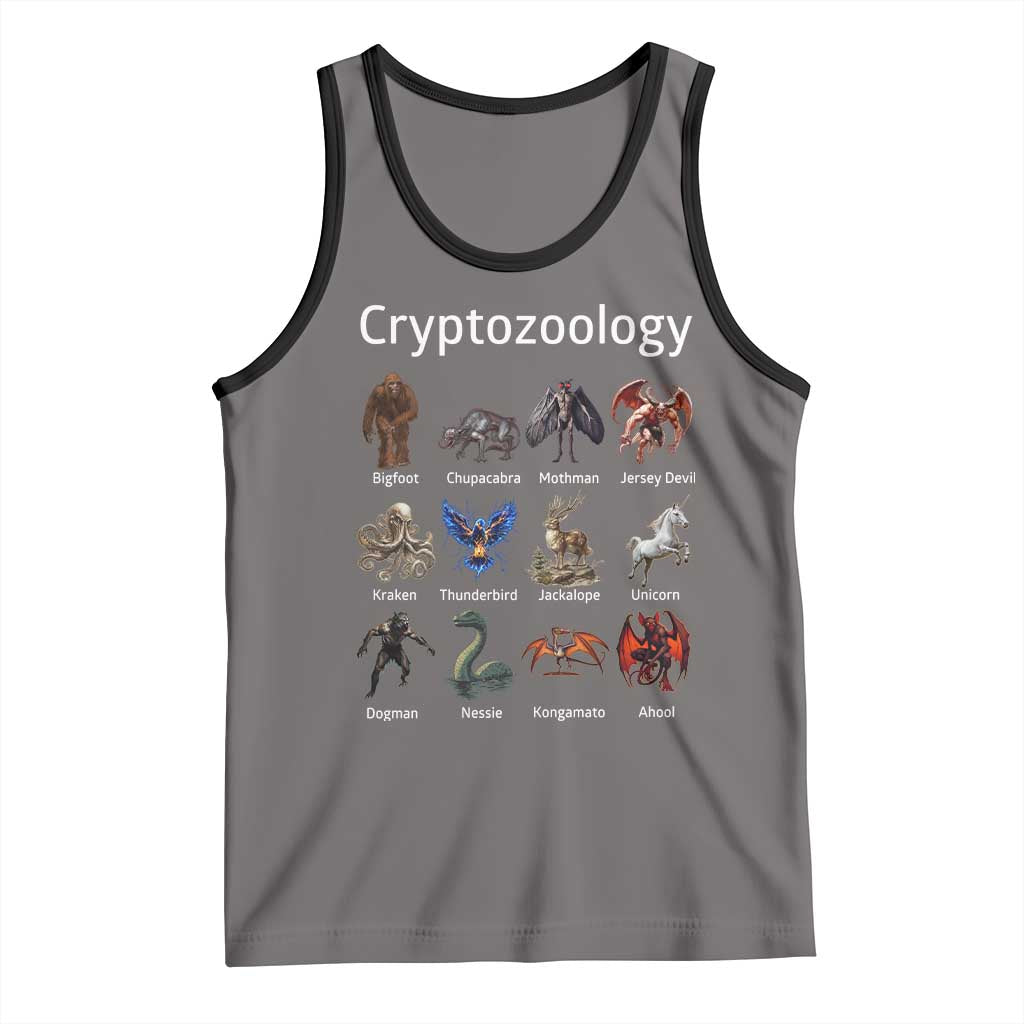 Cryptid Creatures Tank Top Cryptozoology Fantasy Mythical Monsters