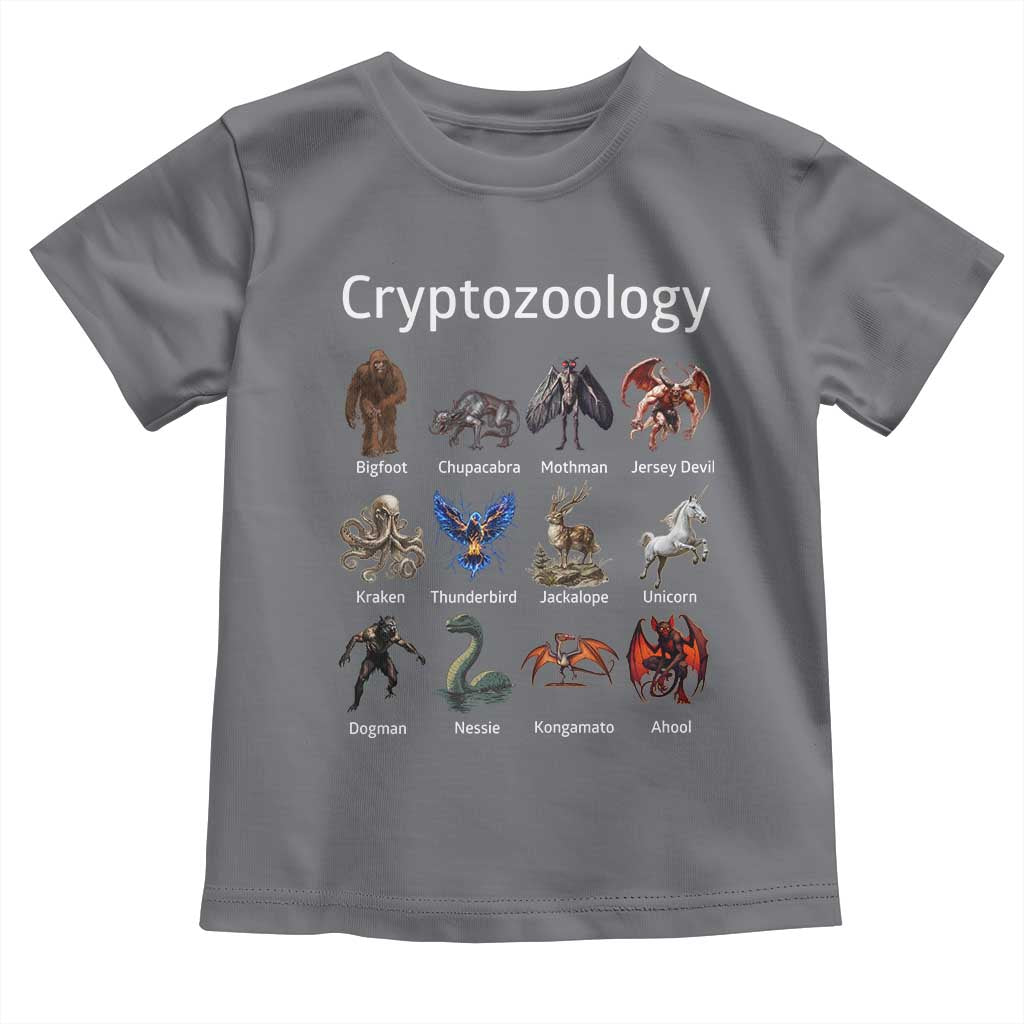 Cryptid Creatures Toddler T Shirt Cryptozoology Fantasy Mythical Monsters