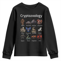 Cryptid Creatures Youth Sweatshirt Cryptozoology Fantasy Mythical Monsters