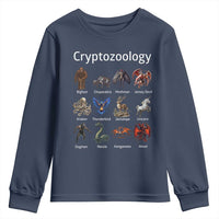 Cryptid Creatures Youth Sweatshirt Cryptozoology Fantasy Mythical Monsters