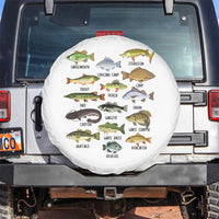Freshwater Fish Species Spare Tire Cover Funny Fishing Types Fisherman Dad