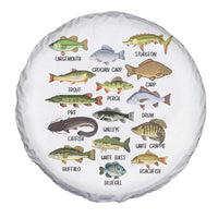 Freshwater Fish Species Spare Tire Cover Funny Fishing Types Fisherman Dad