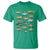 Freshwater Fish Species T Shirt Funny Fishing Types Fisherman Dad