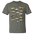 Freshwater Fish Species T Shirt Funny Fishing Types Fisherman Dad