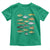 Freshwater Fish Species Toddler T Shirt Funny Fishing Types Fisherman Dad