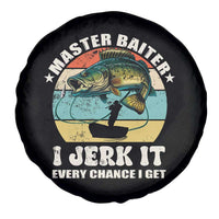 Funny Fishing Master-Baiter Spare Tire Cover Kayak Fishing Dad Grandpa Bass Fish Adult Humor