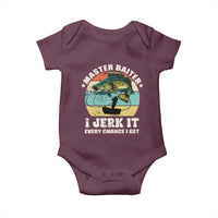 Funny Fishing Master-Baiter Baby Onesie Kayak Fishing Dad Grandpa Bass Fish Adult Humor