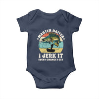 Funny Fishing Master-Baiter Baby Onesie Kayak Fishing Dad Grandpa Bass Fish Adult Humor