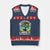 Funny Fishing Master-Baiter V-Neck Knit Sweater Vest Kayak Fishing Dad Grandpa Bass Fish Adult Humor - Wonder Print Shop