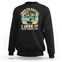 Funny Fishing Master-Baiter Sweatshirt Kayak Fishing Dad Grandpa Bass Fish