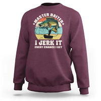 Funny Fishing Master-Baiter Sweatshirt Kayak Fishing Dad Grandpa Bass Fish