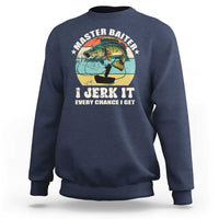 Funny Fishing Master-Baiter Sweatshirt Kayak Fishing Dad Grandpa Bass Fish