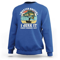 Funny Fishing Master-Baiter Sweatshirt Kayak Fishing Dad Grandpa Bass Fish