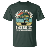 Funny Fishing Master-Baiter T Shirt Kayak Fishing Dad Grandpa Bass Fish
