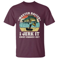 Funny Fishing Master-Baiter T Shirt Kayak Fishing Dad Grandpa Bass Fish