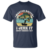 Funny Fishing Master-Baiter T Shirt Kayak Fishing Dad Grandpa Bass Fish