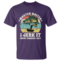 Funny Fishing Master-Baiter T Shirt Kayak Fishing Dad Grandpa Bass Fish