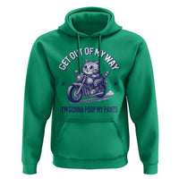 Funny Cat Meme Hoodie Get Out of My Way Gonna Poop My Pants Funny Adult Humor Meme
