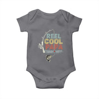 Fishing Dad Baby Onesie Reel Cool Papa Retro Vintage