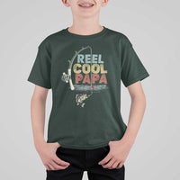 Fishing Dad T Shirt For Kid Reel Cool Papa Retro Vintage