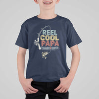 Fishing Dad T Shirt For Kid Reel Cool Papa Retro Vintage