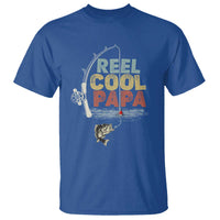 Fishing Dad T Shirt Reel Cool Papa Retro Vintage