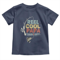 Fishing Dad Toddler T Shirt Reel Cool Papa Retro Vintage