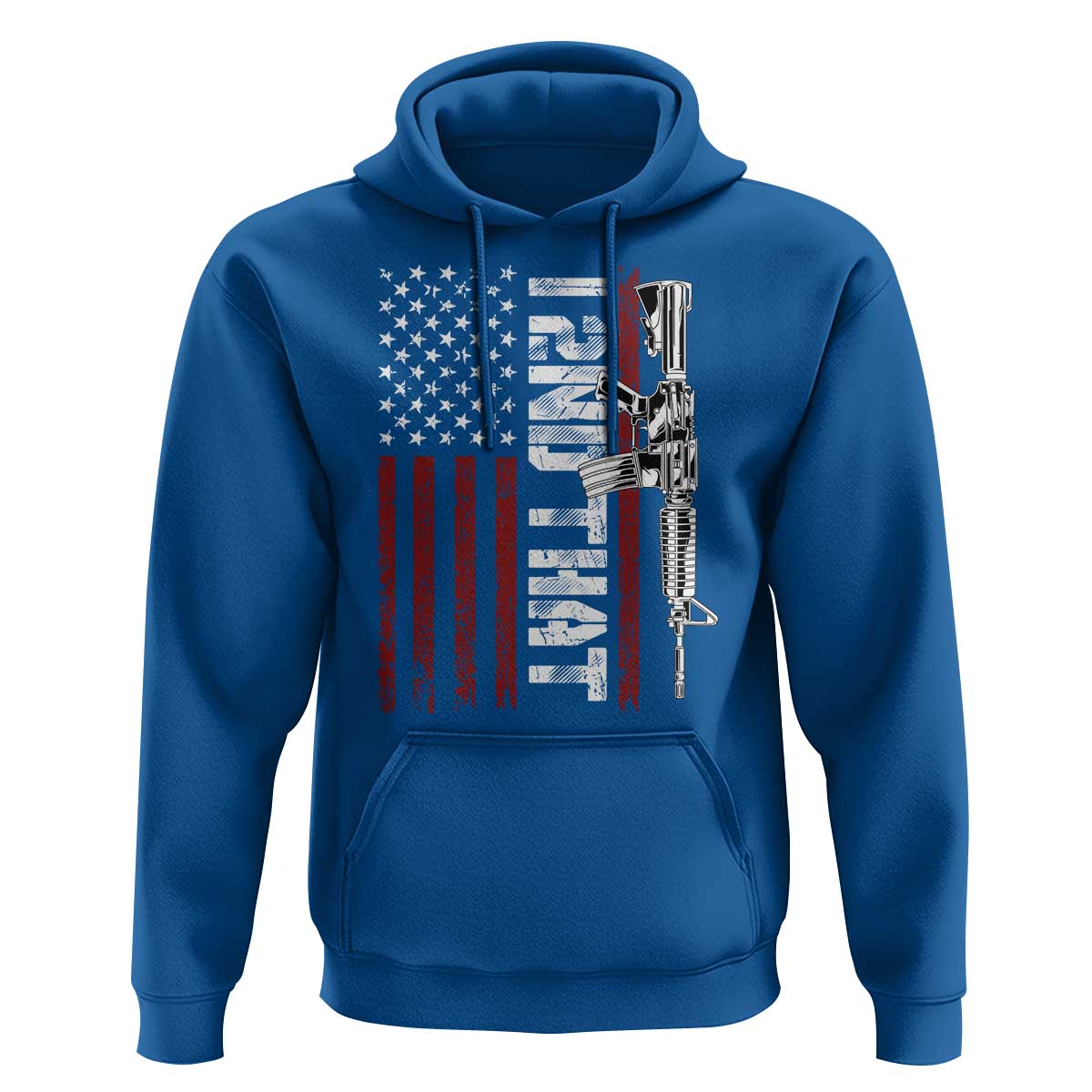 Gun Rights Patriotic Hoodie I 2nd That Second Amendment Pro Gun American Flag