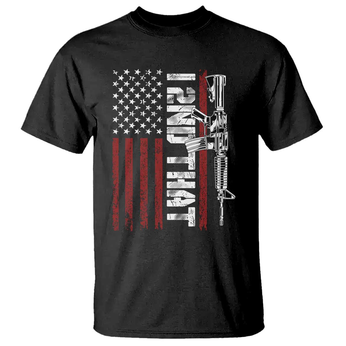 Gun Rights Patriotic T Shirt I 2nd That Second Amendment Pro Gun American Flag