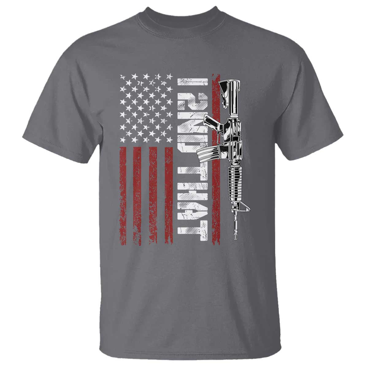 Gun Rights Patriotic T Shirt I 2nd That Second Amendment Pro Gun American Flag