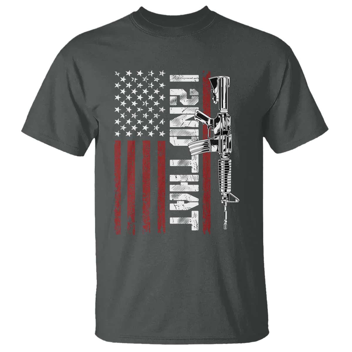 Gun Rights Patriotic T Shirt I 2nd That Second Amendment Pro Gun American Flag