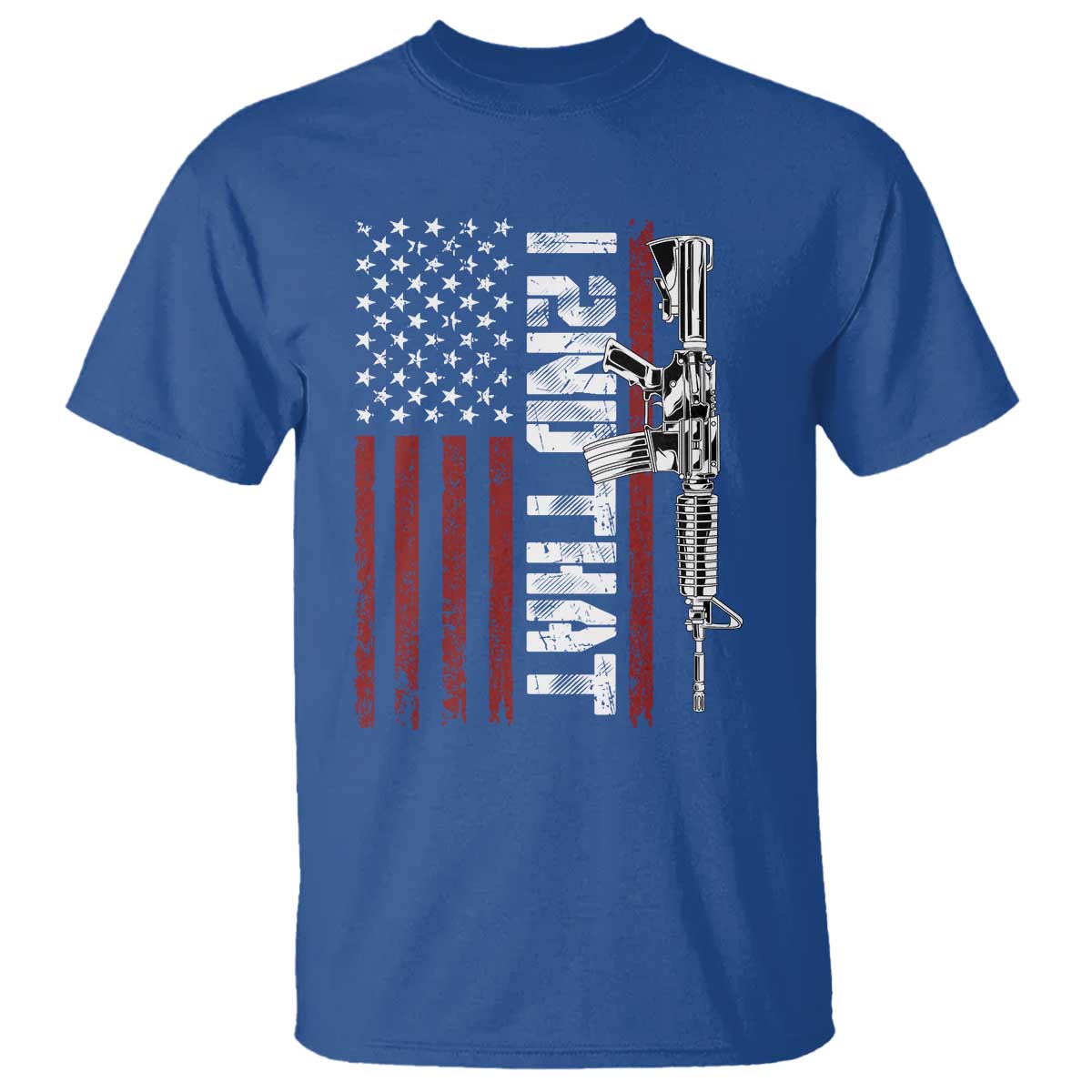 Gun Rights Patriotic T Shirt I 2nd That Second Amendment Pro Gun American Flag