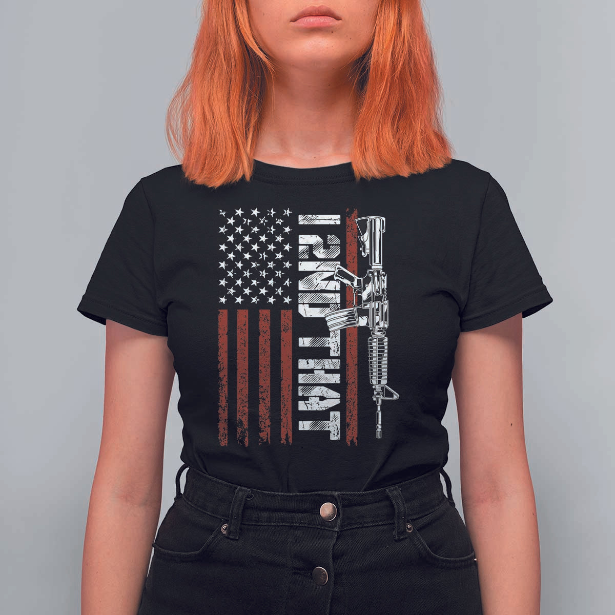Gun Rights Patriotic T Shirt For Women I 2nd That Second Amendment Pro Gun American Flag