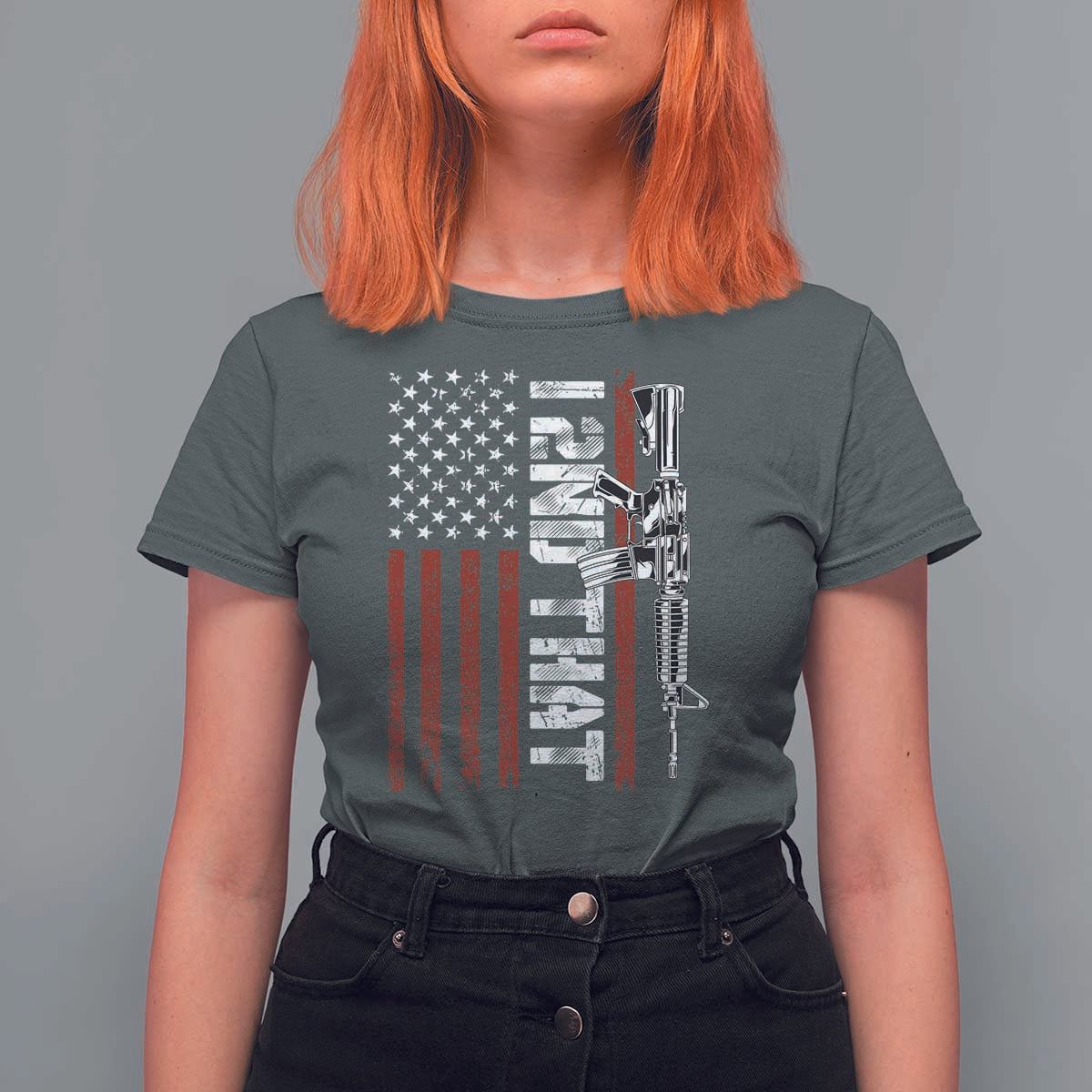 Gun Rights Patriotic T Shirt For Women I 2nd That Second Amendment Pro Gun American Flag