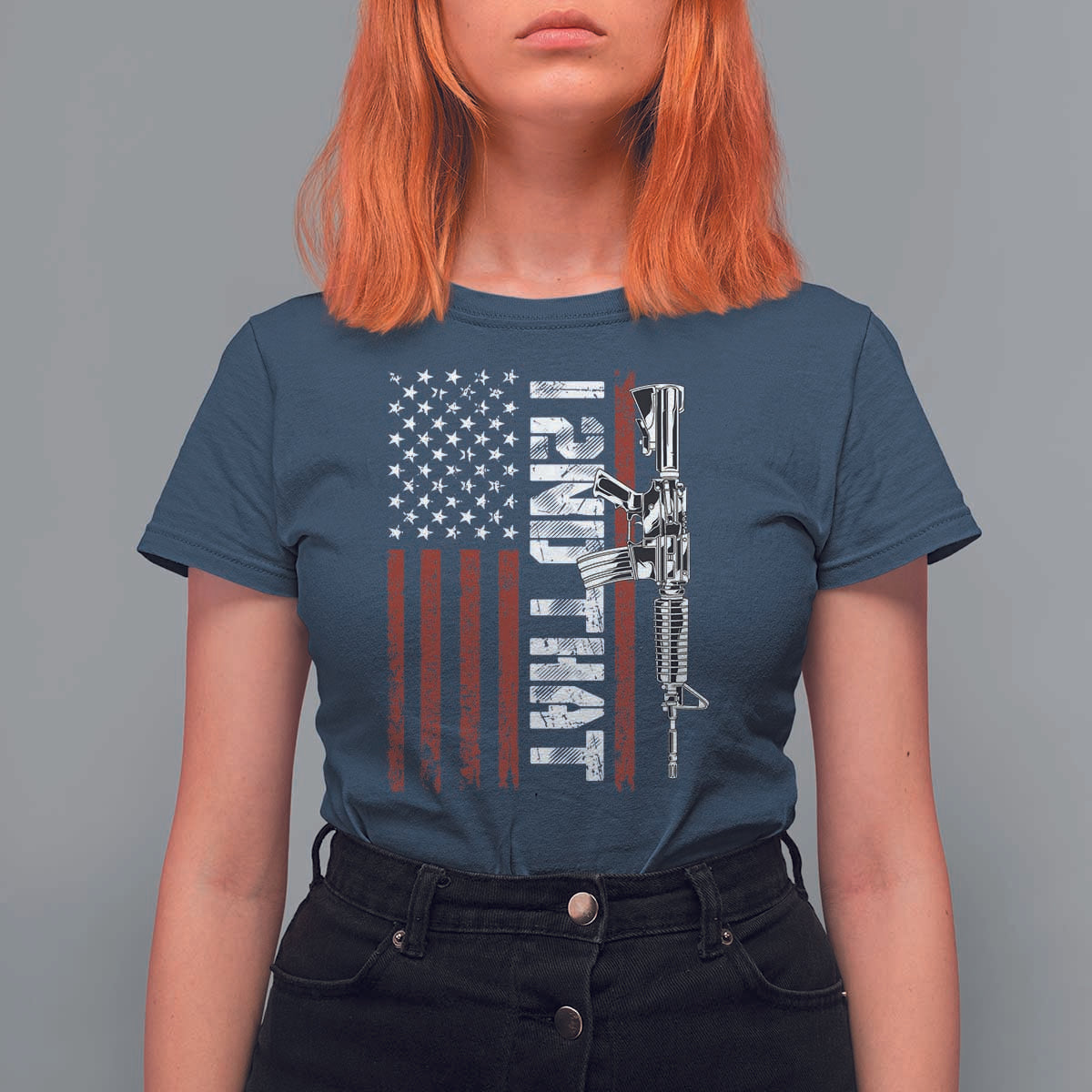 Gun Rights Patriotic T Shirt For Women I 2nd That Second Amendment Pro Gun American Flag