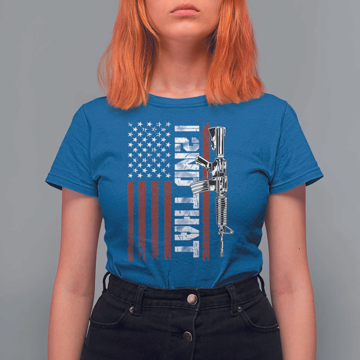 Gun Rights Patriotic T Shirt For Women I 2nd That Second Amendment Pro Gun American Flag