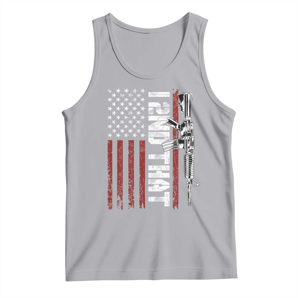 Gun Rights Patriotic Tank Top I 2nd That Second Amendment Pro Gun American Flag