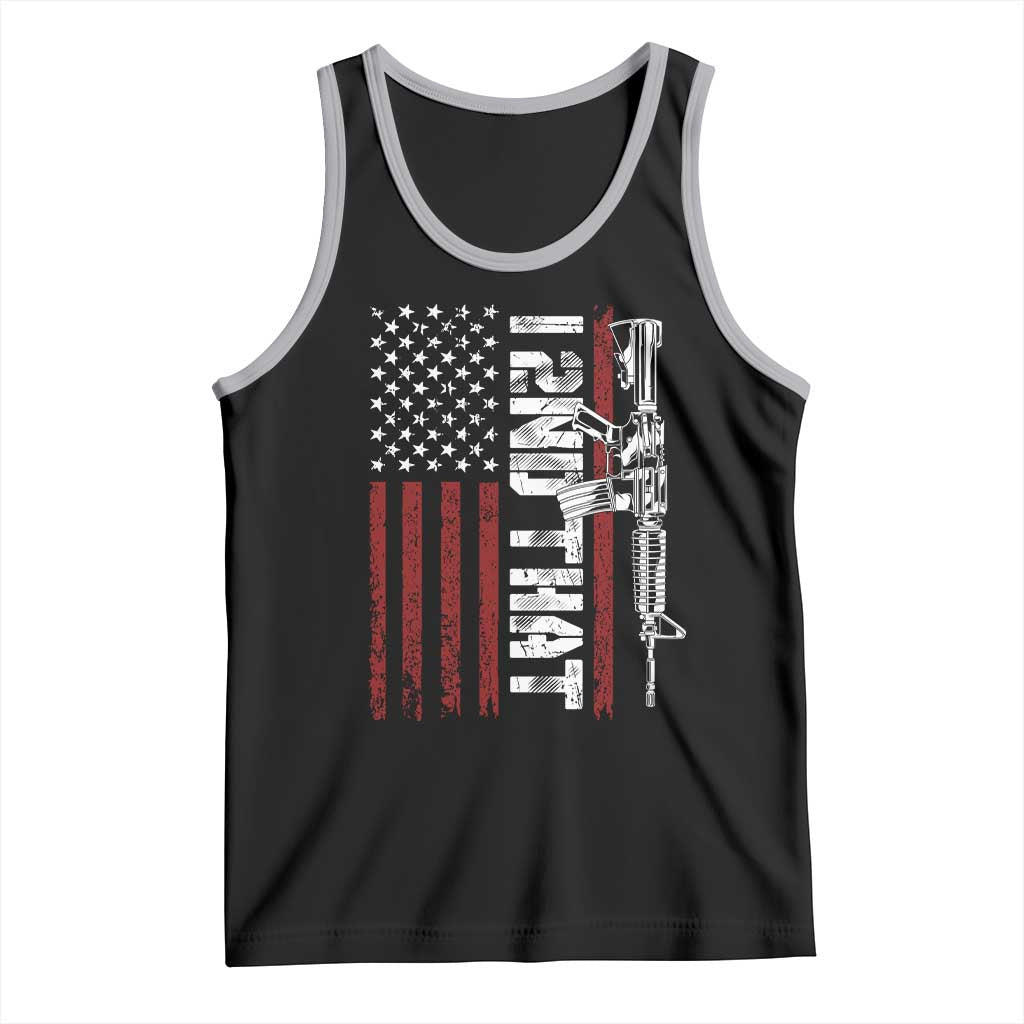 Gun Rights Patriotic Tank Top I 2nd That Second Amendment Pro Gun American Flag