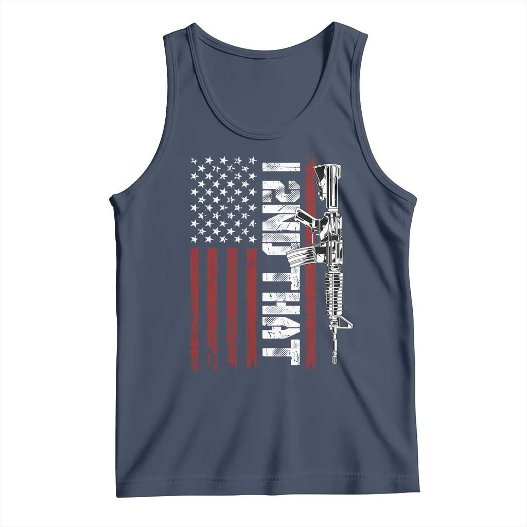 Gun Rights Patriotic Tank Top I 2nd That Second Amendment Pro Gun American Flag