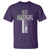 Blessed Papa Christian Cross T Shirt Faithful Dad Religious American Flag
