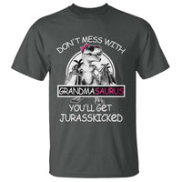 Funny Grandma Dinosaur T Shirt Dont Mess With Grandmasaurus Youll Get Jurasskicked